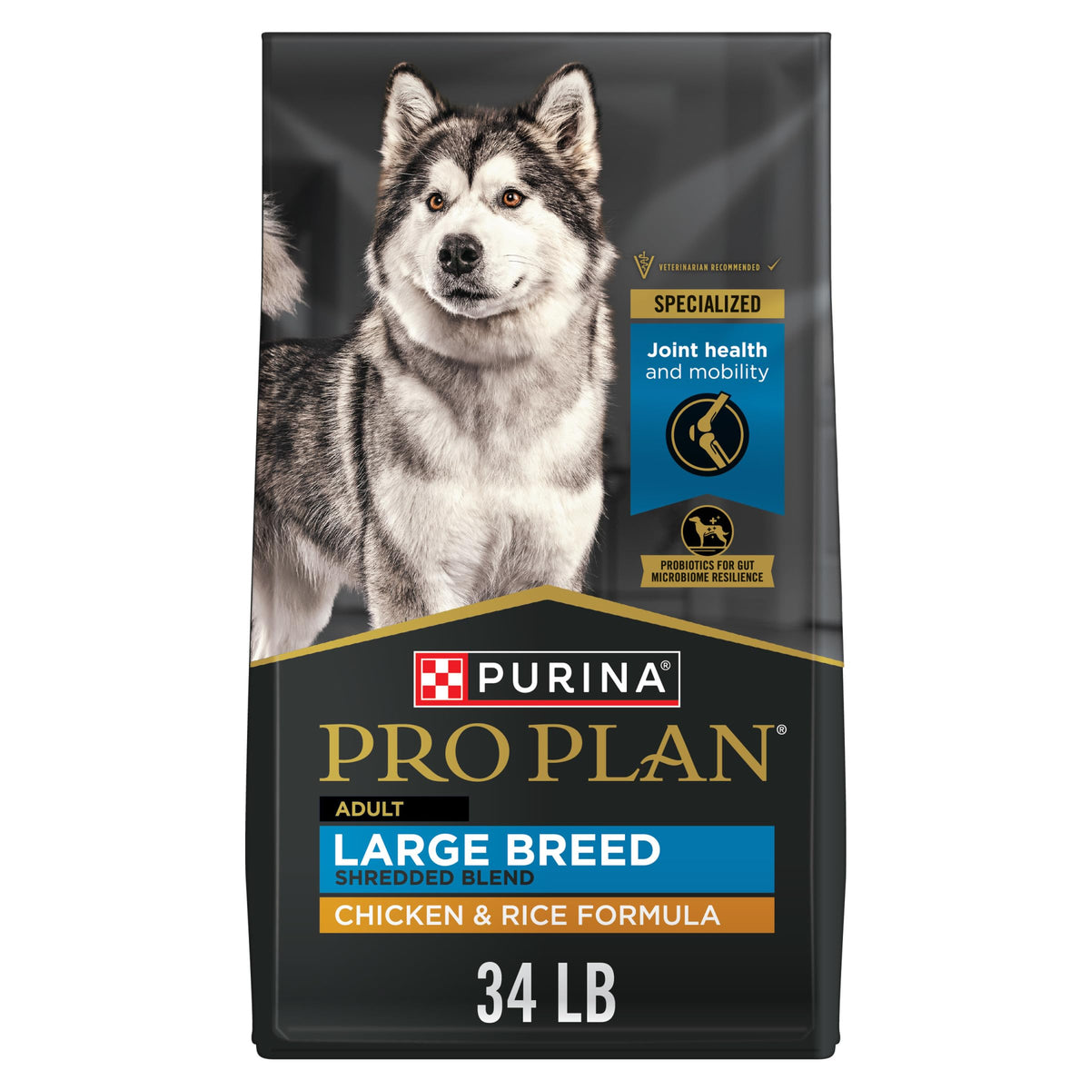Chicken & Rice Large Breed Dry Dog Food 34 lb Bag M476007