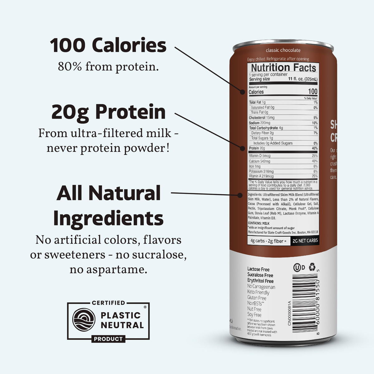 High Protein Chocolate Milk Shake 11 Fl Oz K756465
